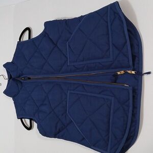 J. Crew Navy Quilted Jacket